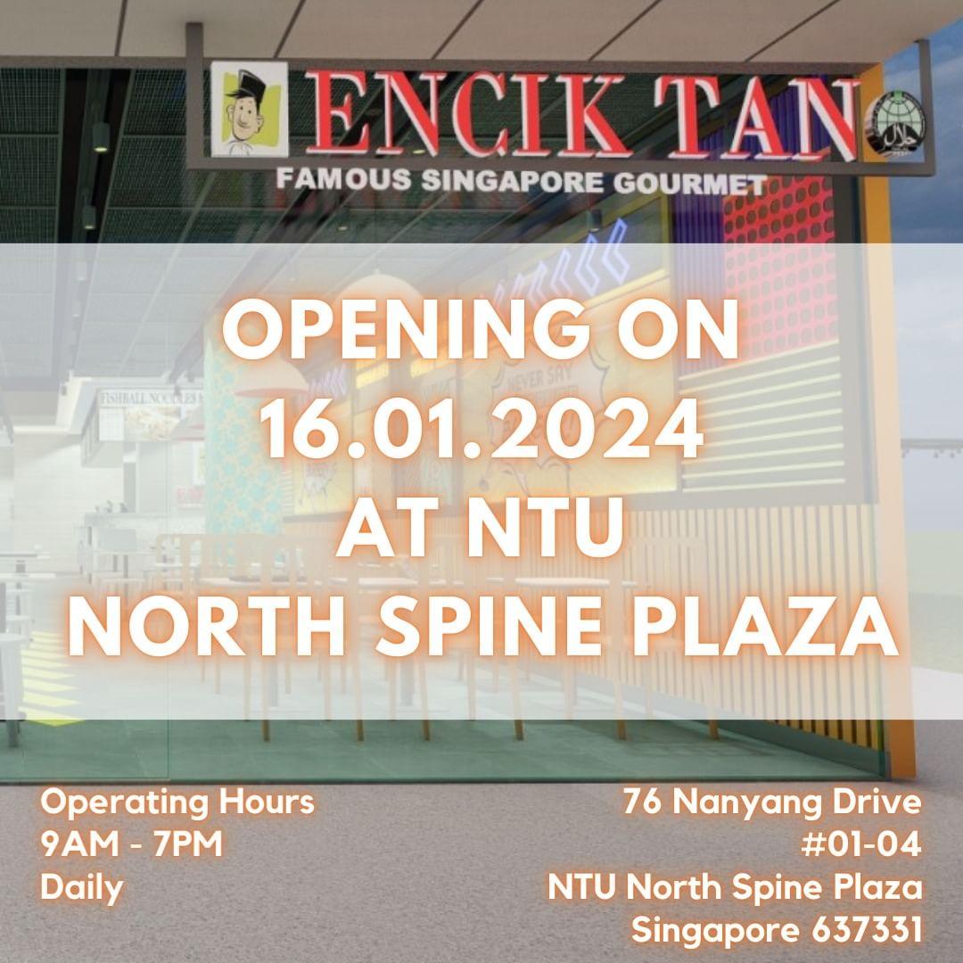 Encik Tan opens at NTU