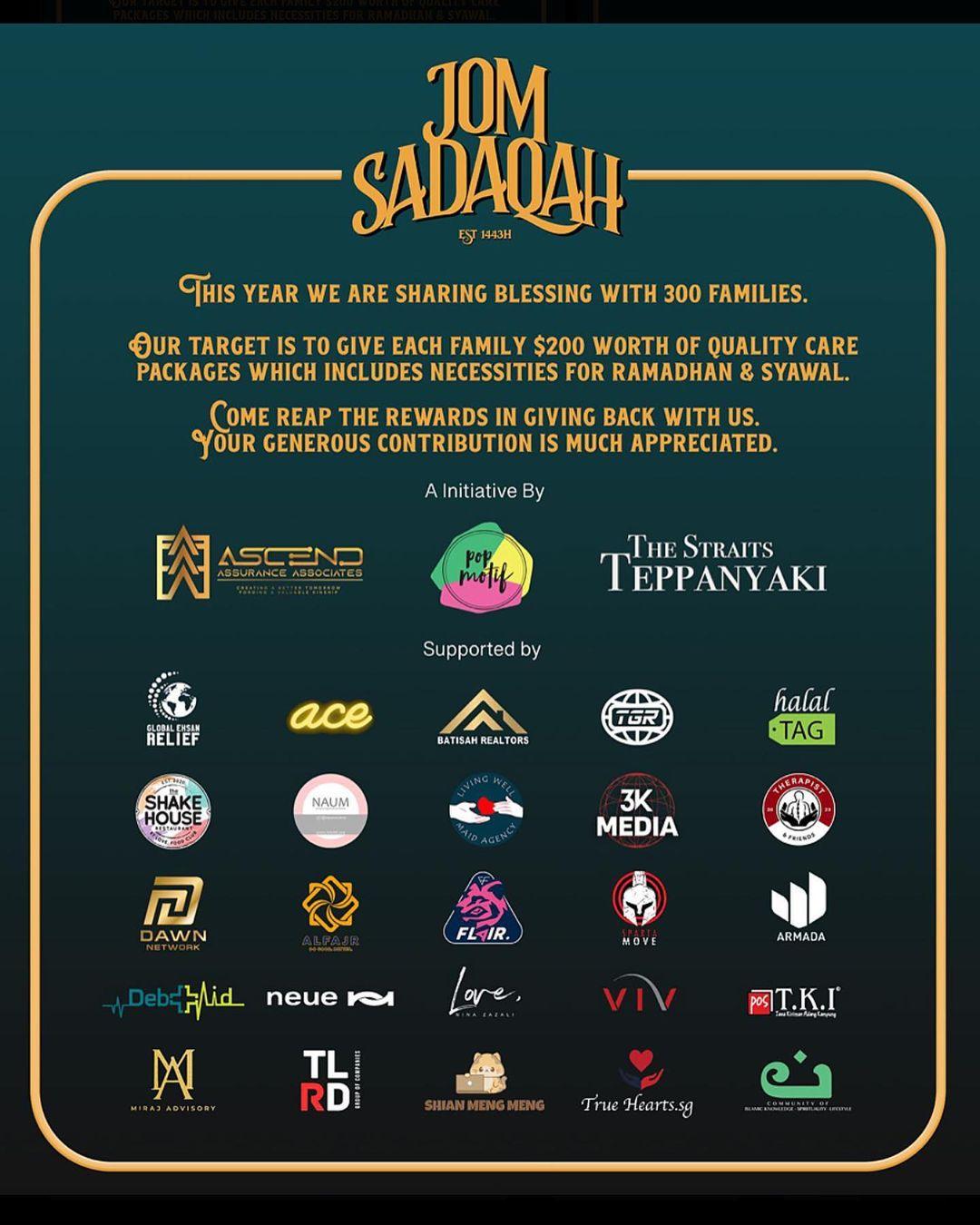 Halal Tag collaborates with Jom Sadaqah