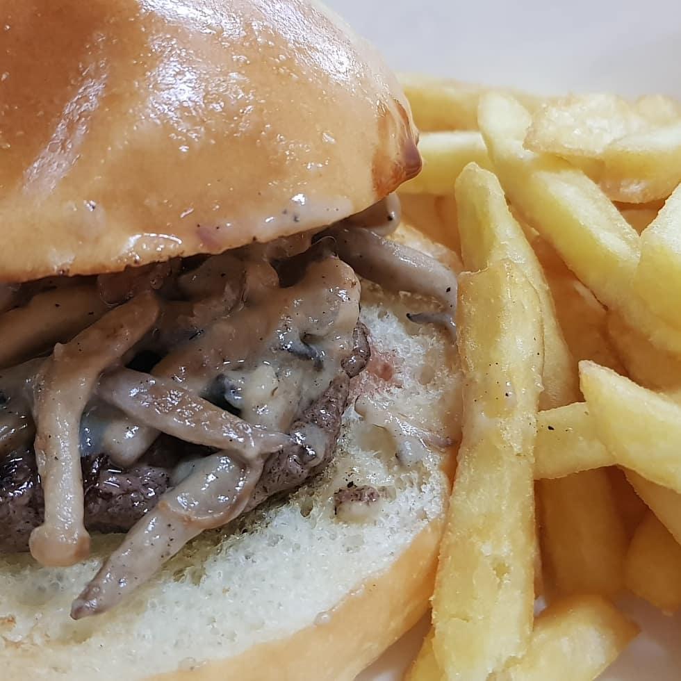 Truffle Mushroom Burger