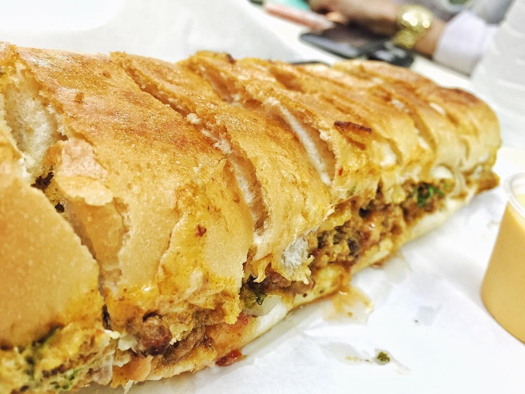 Roti John with Cheese Dip