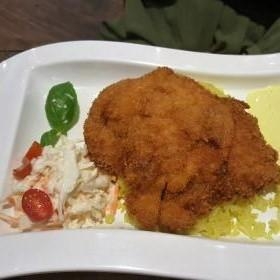Chicken cutlet rice