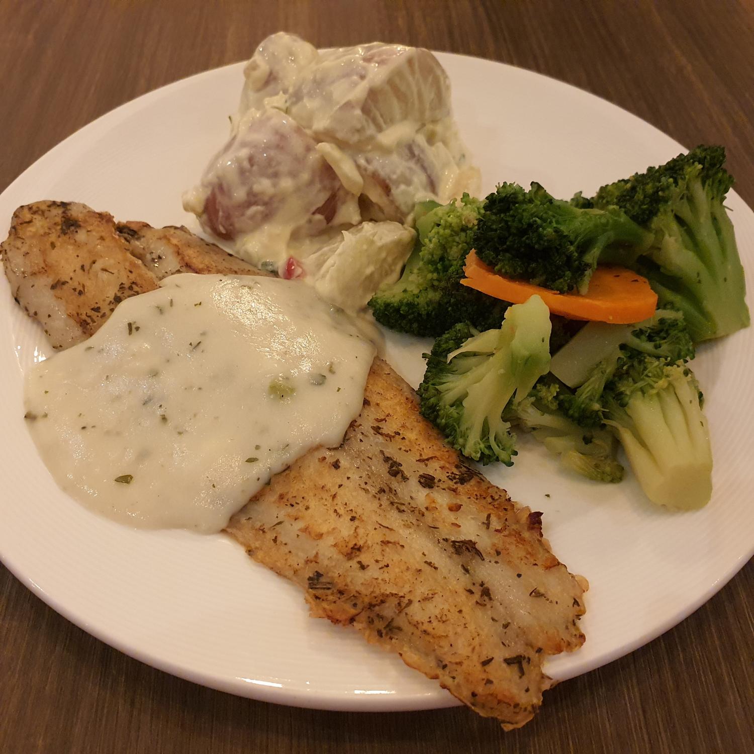 Grilled Fish with Herb