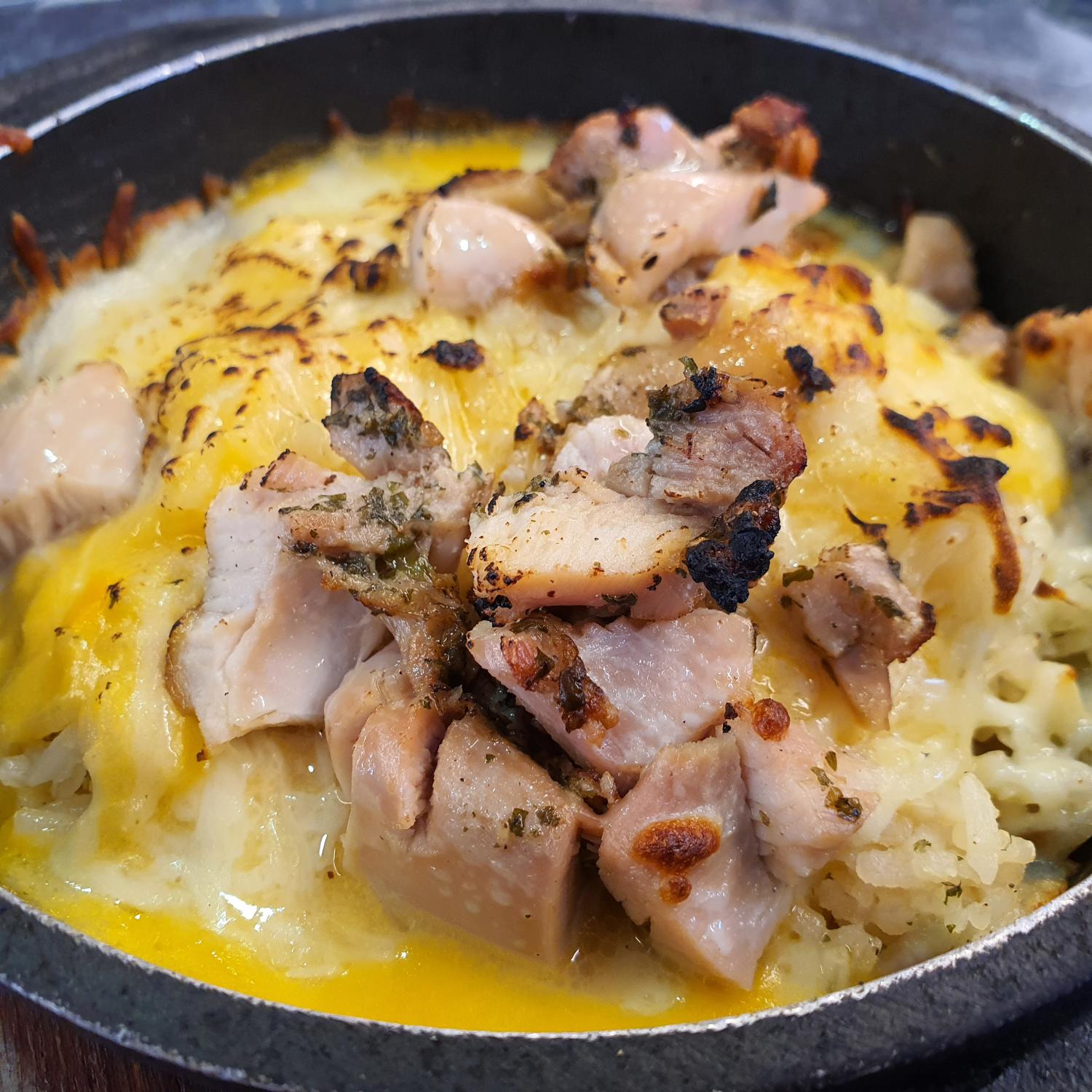 Grilled Chicken Baked Rice