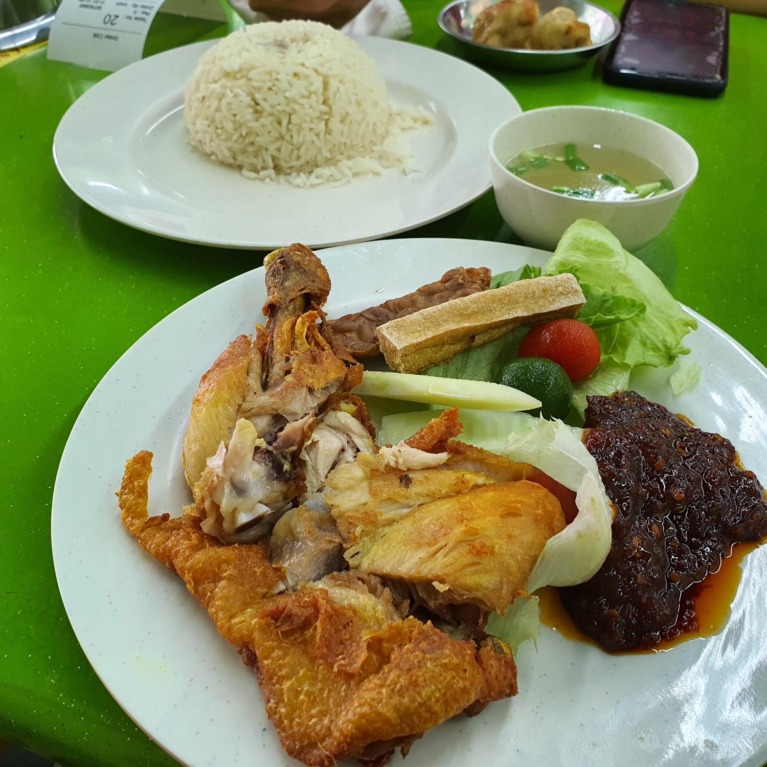 Nasi Ayam Penyet