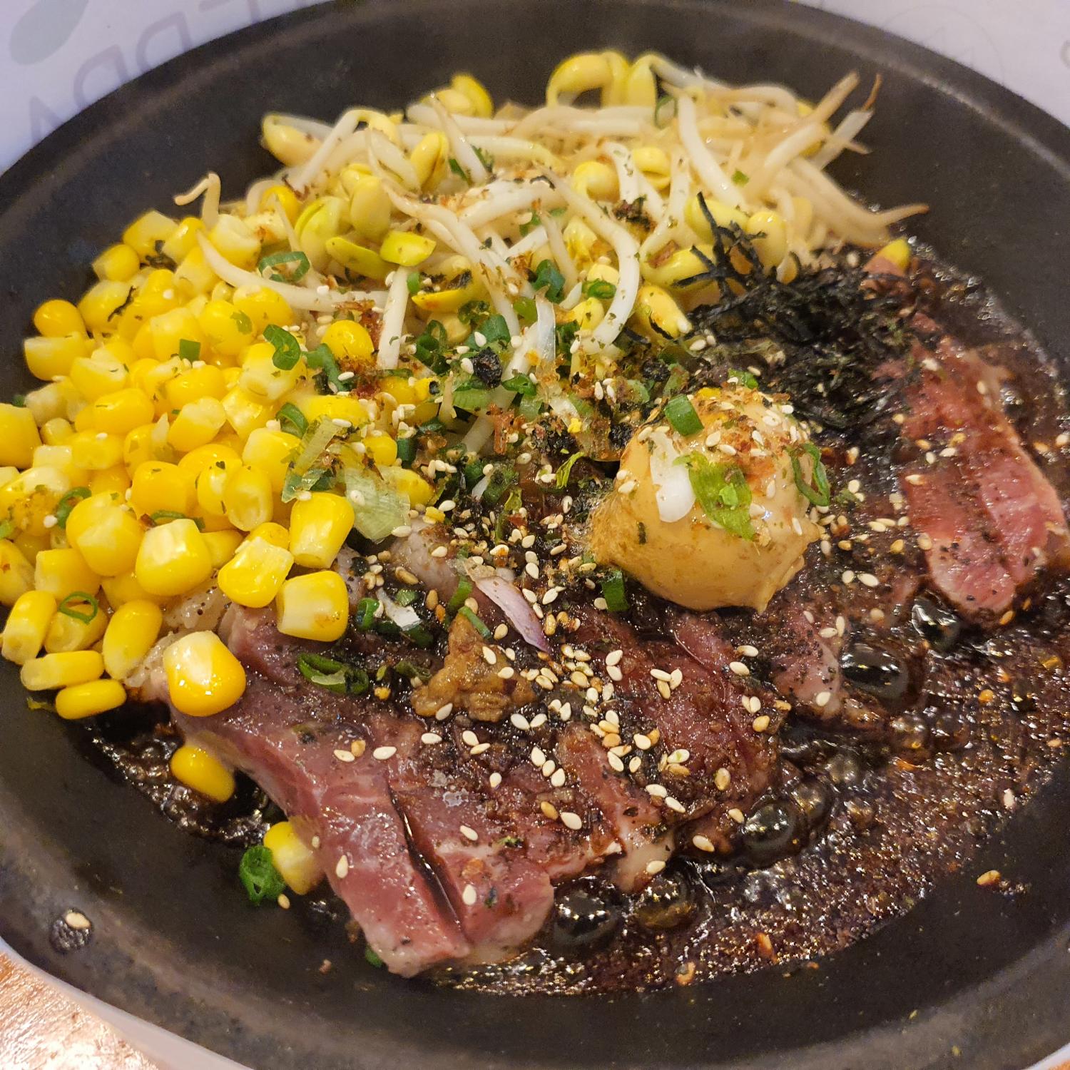 Soy Garlic Steak Teppan