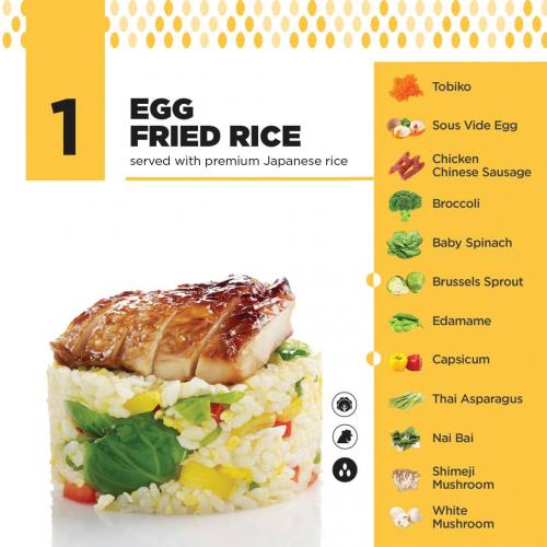 Egg Fried Rice with Chicken