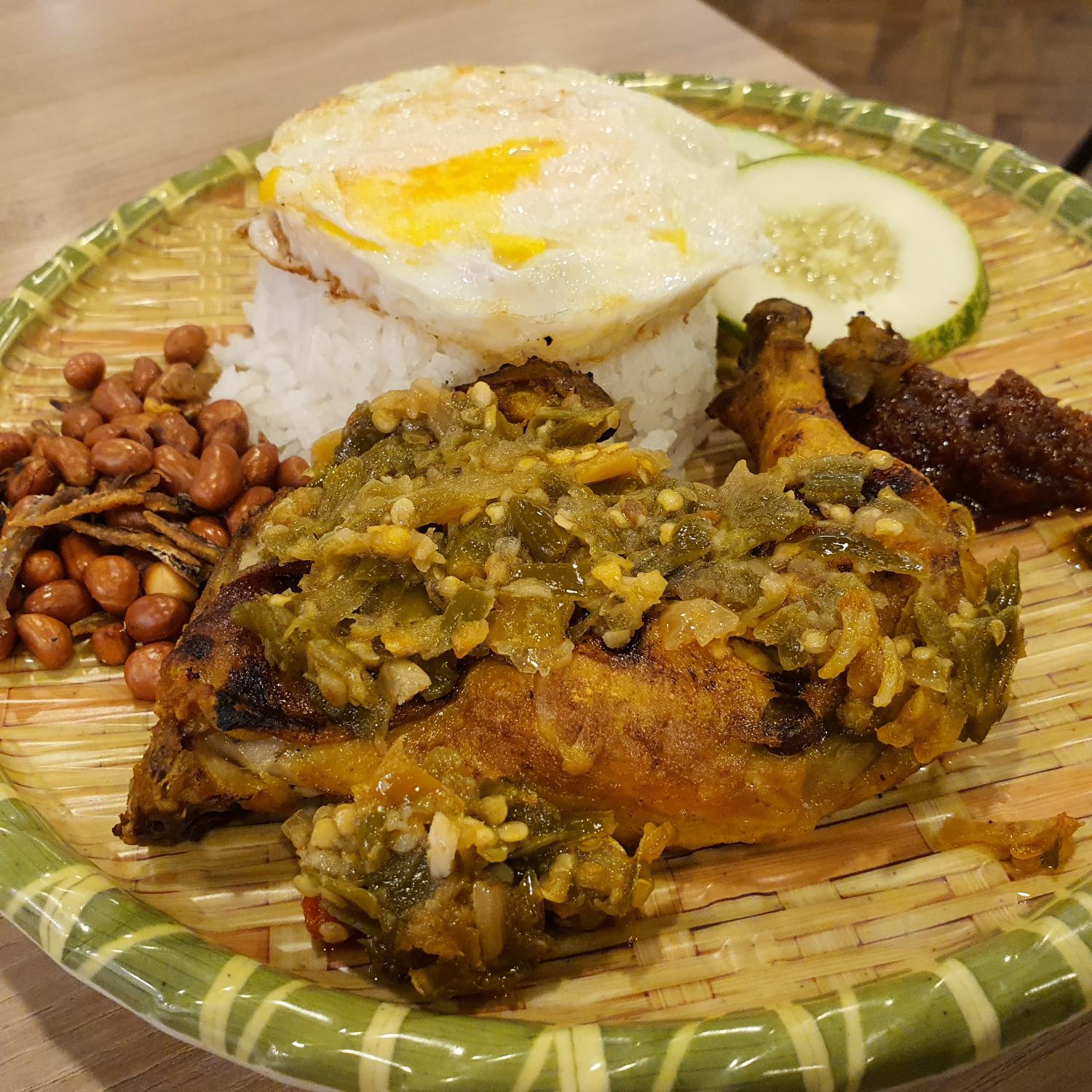 Nasi Lemak Ayam Cabe Ijo