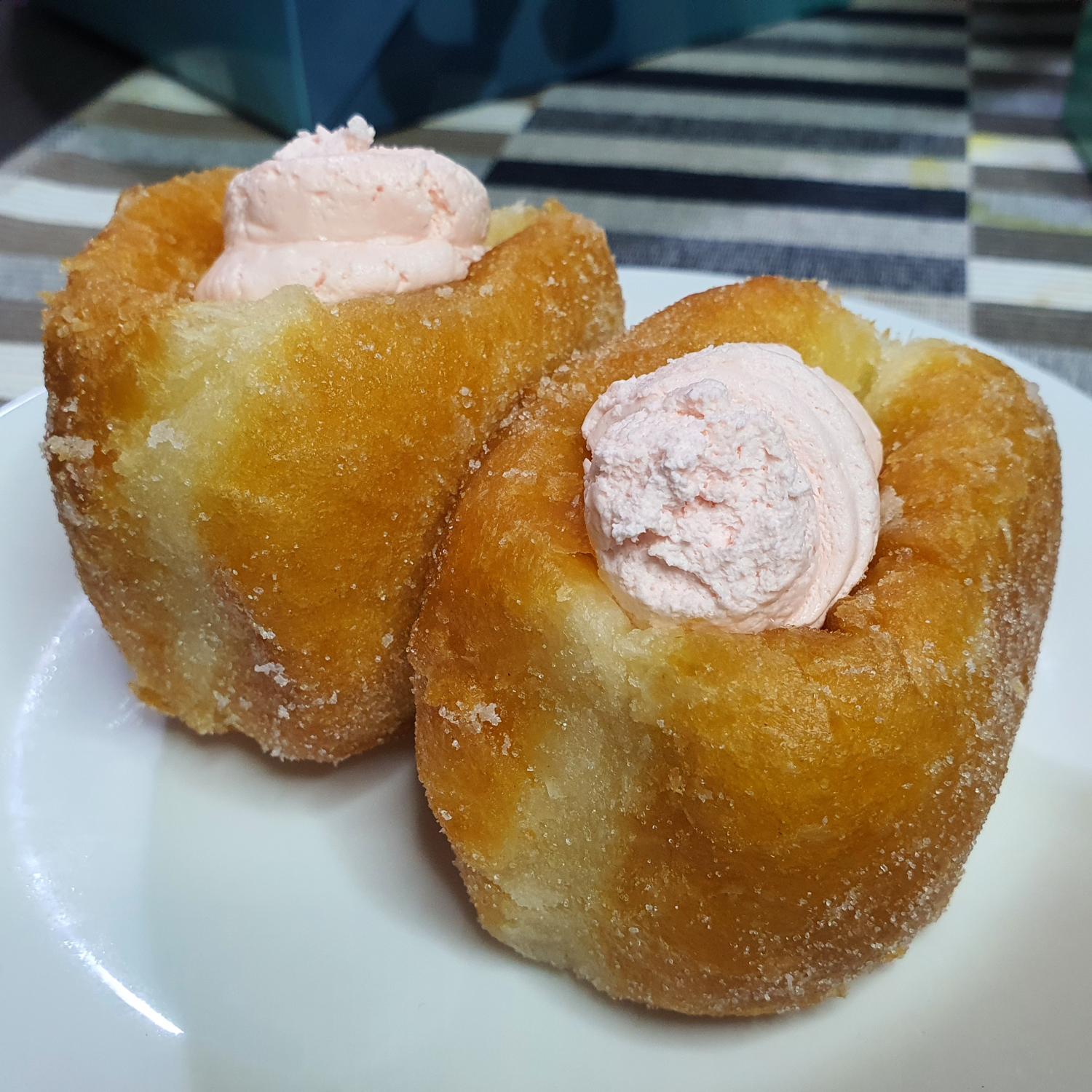 Strawberry Cream Donut