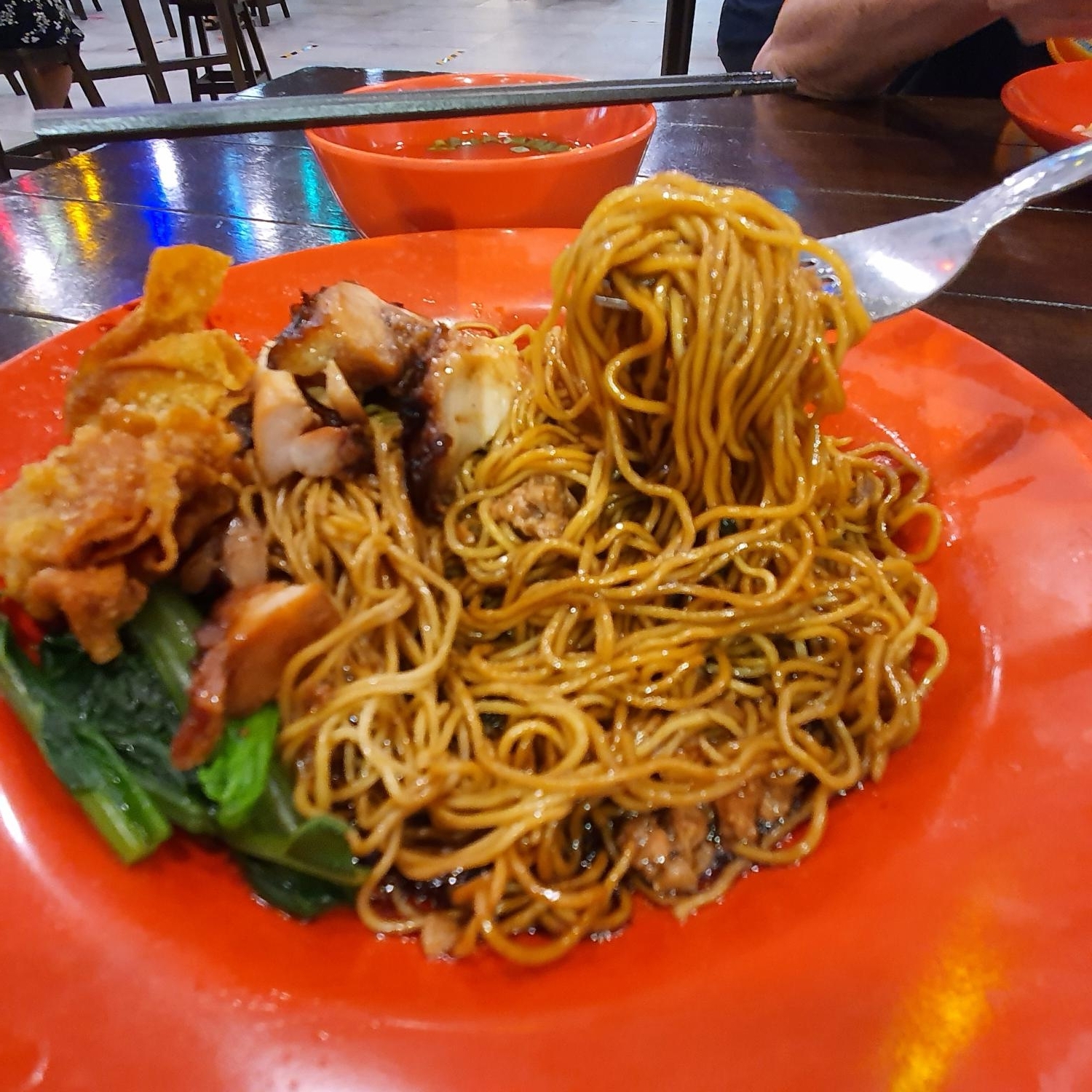 Chicken Char Siew Wanton Mee
