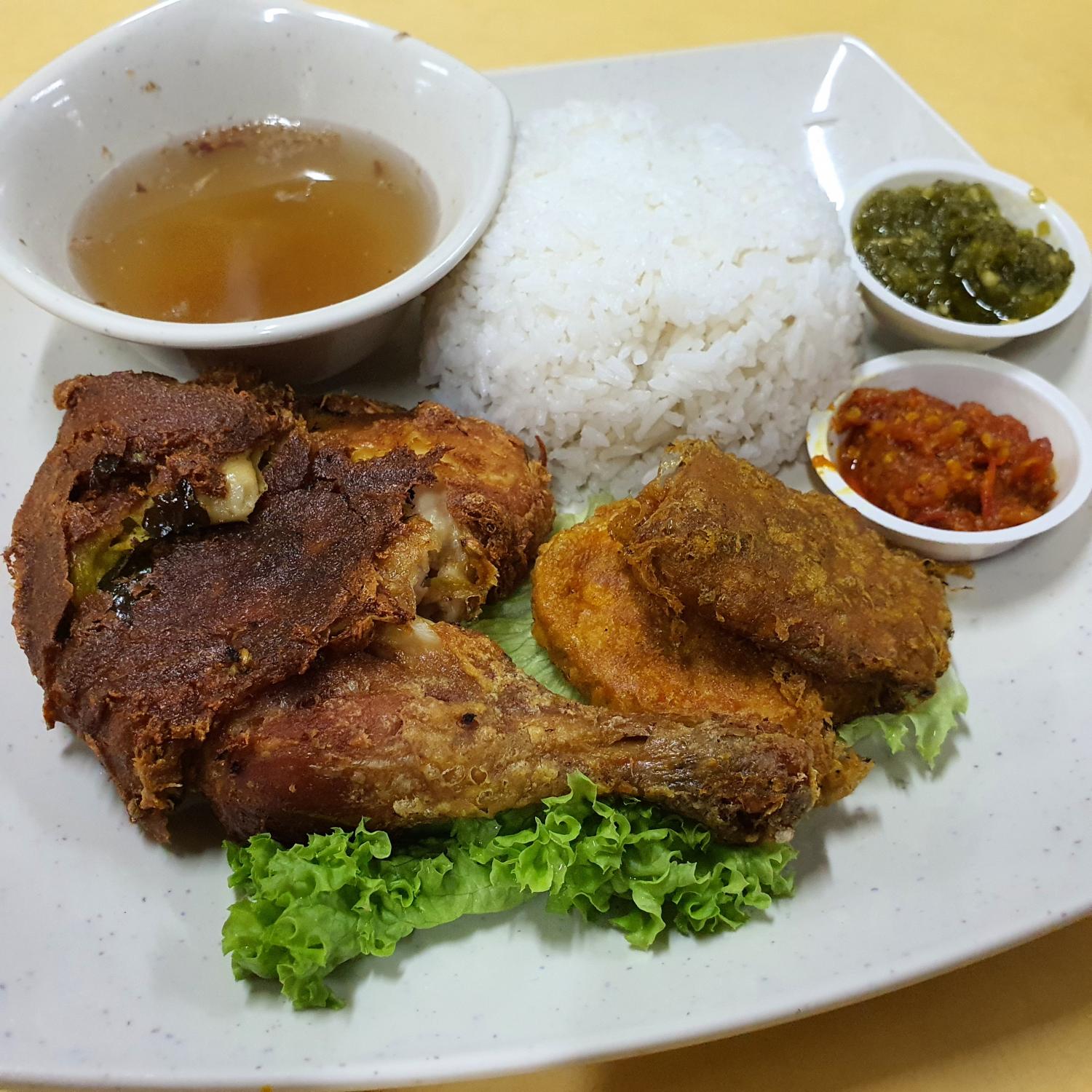 Nasi Ayam Penyet