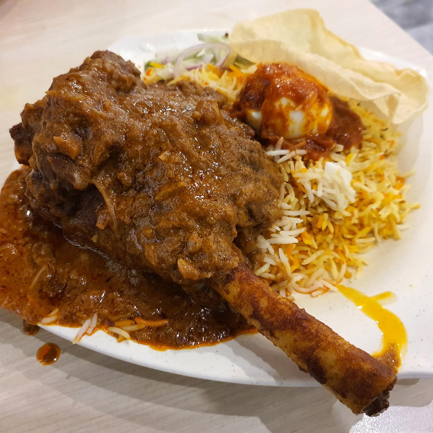 Lamb Shank Briyani