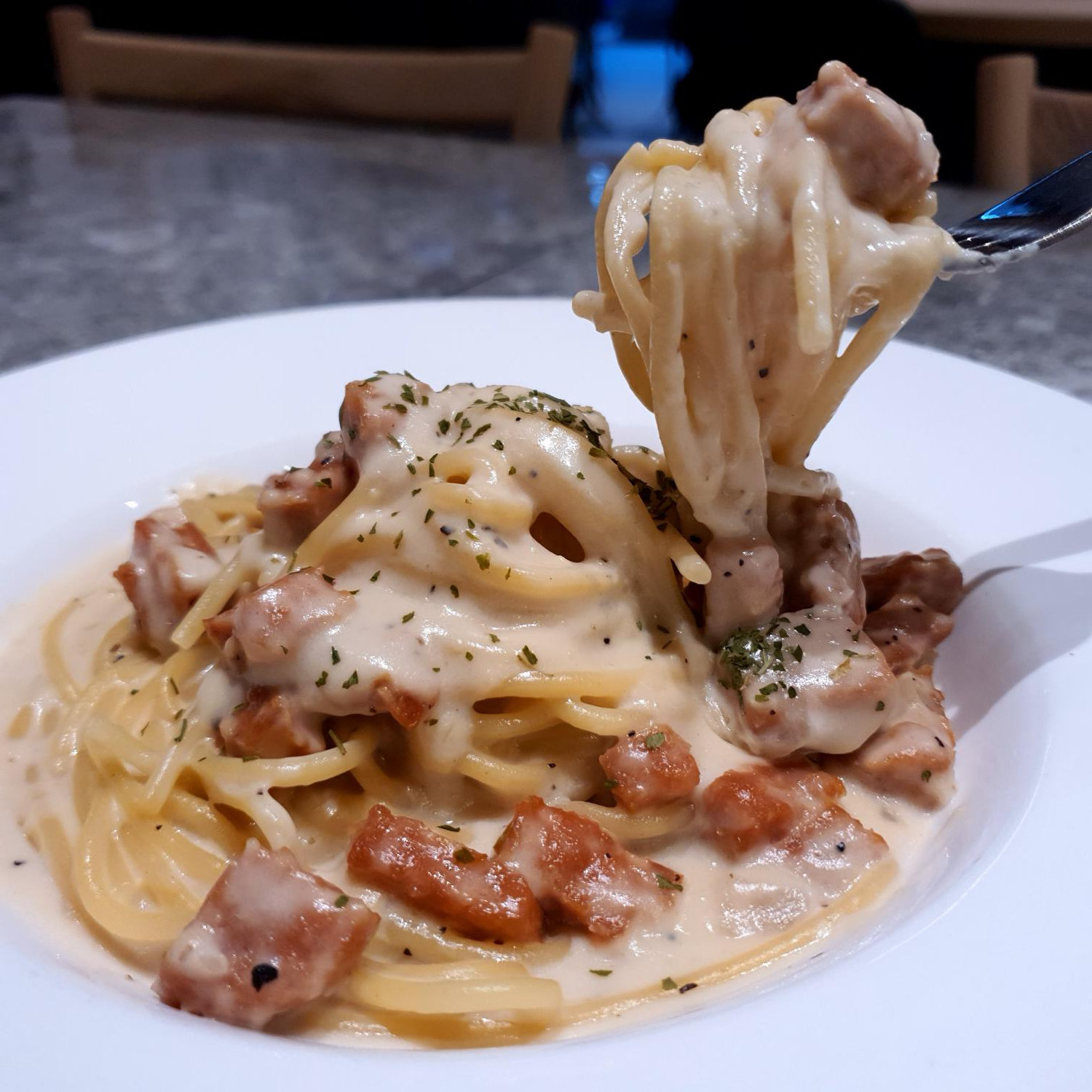 OMNI Luncheon Carbonara Pasta