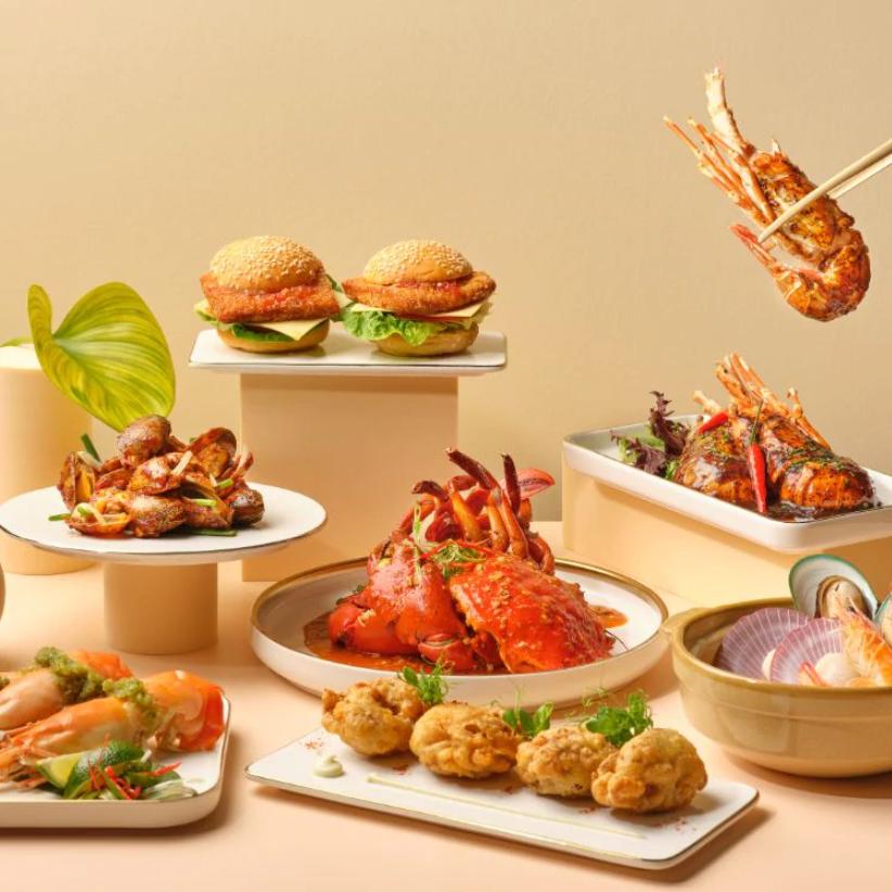 International food buffet