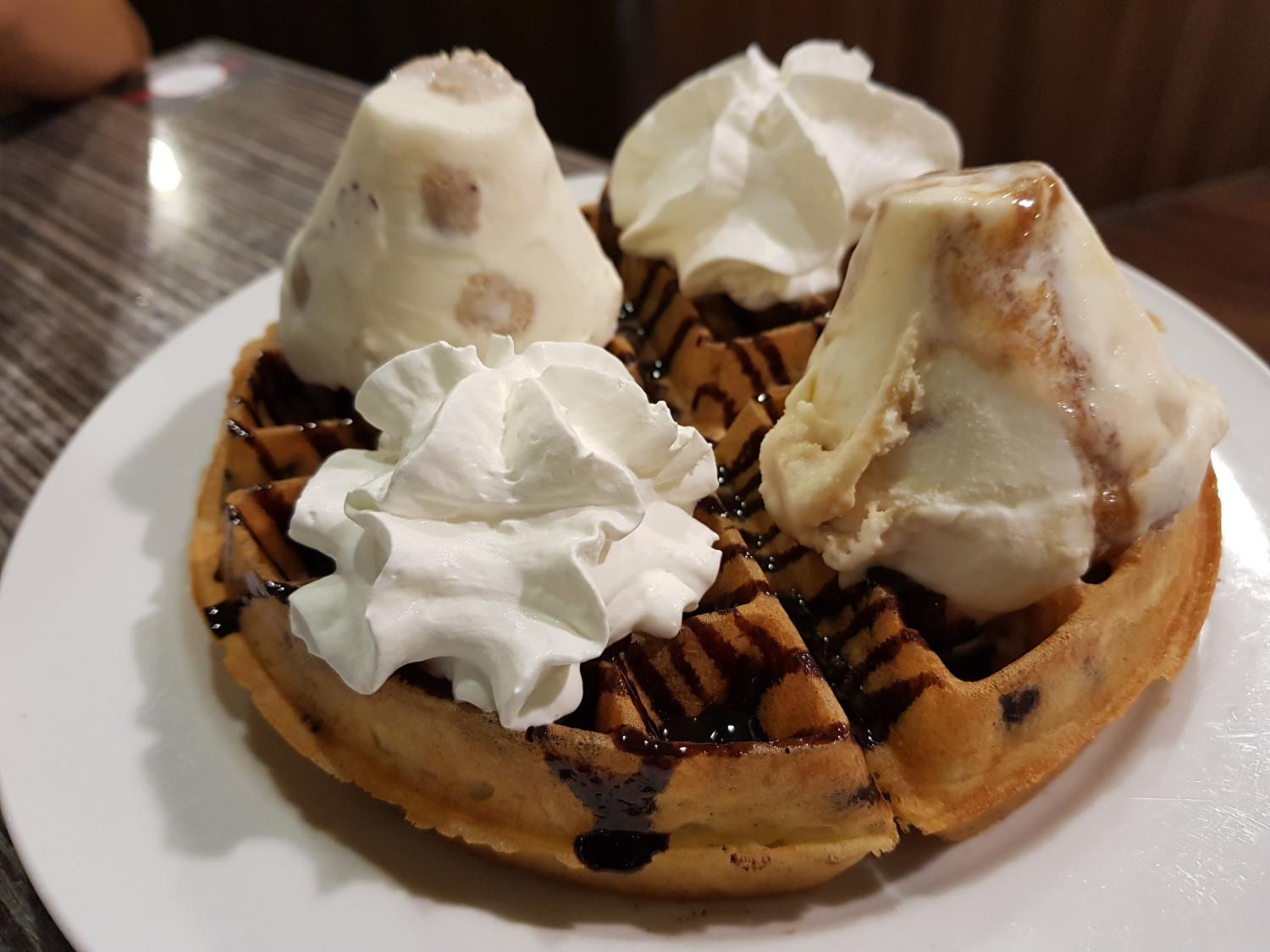 Chocolate Chip Waffles