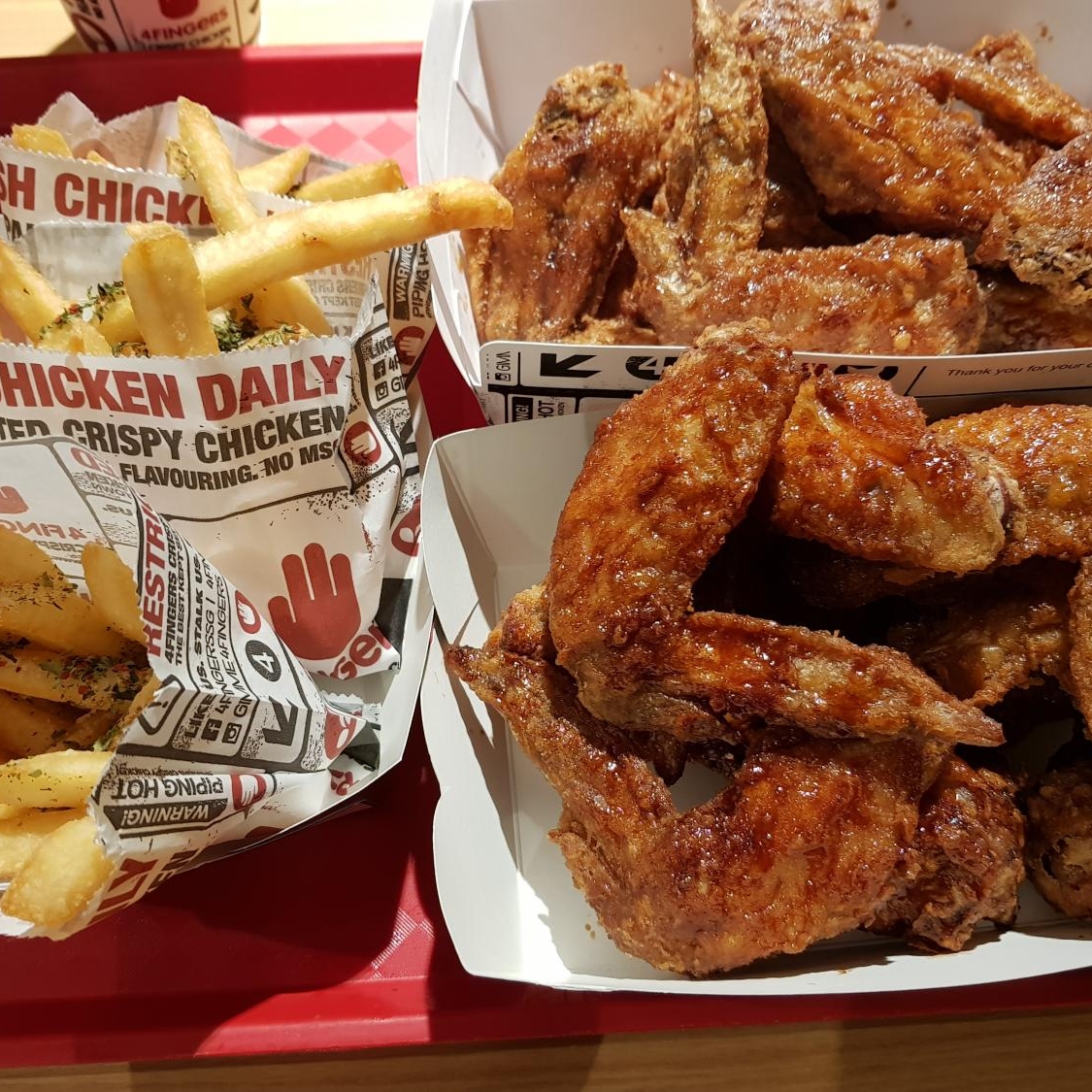 Soy Garlic Wingettes and Drumettes