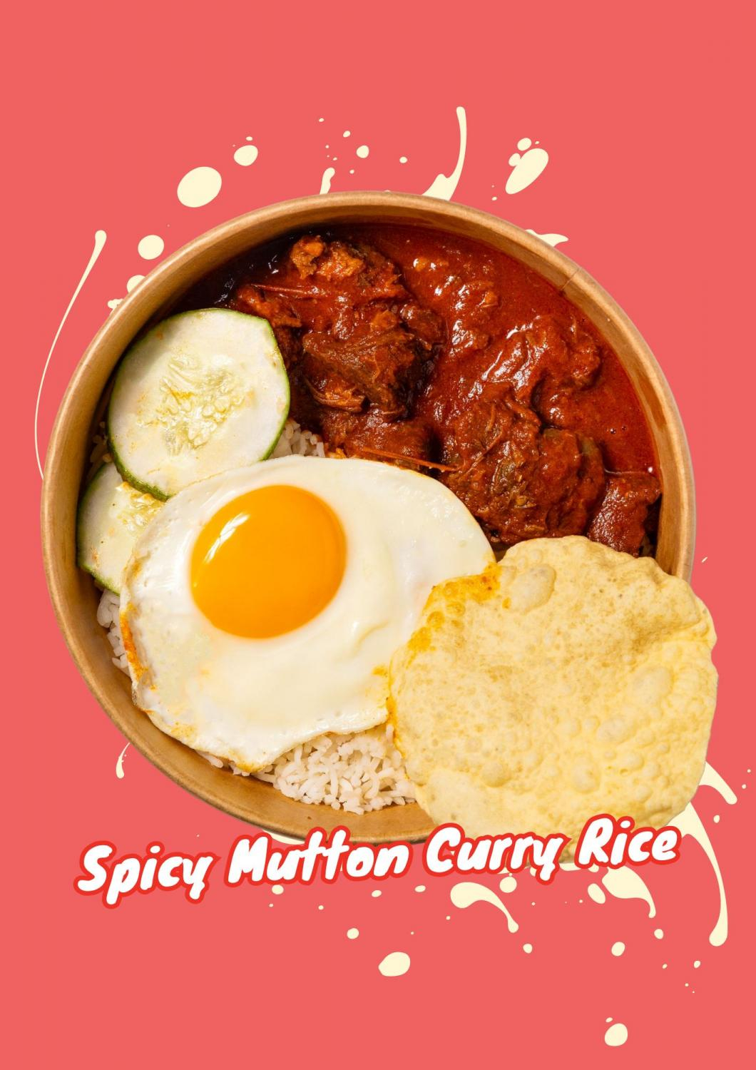 Spicy Mutton Curry Rice