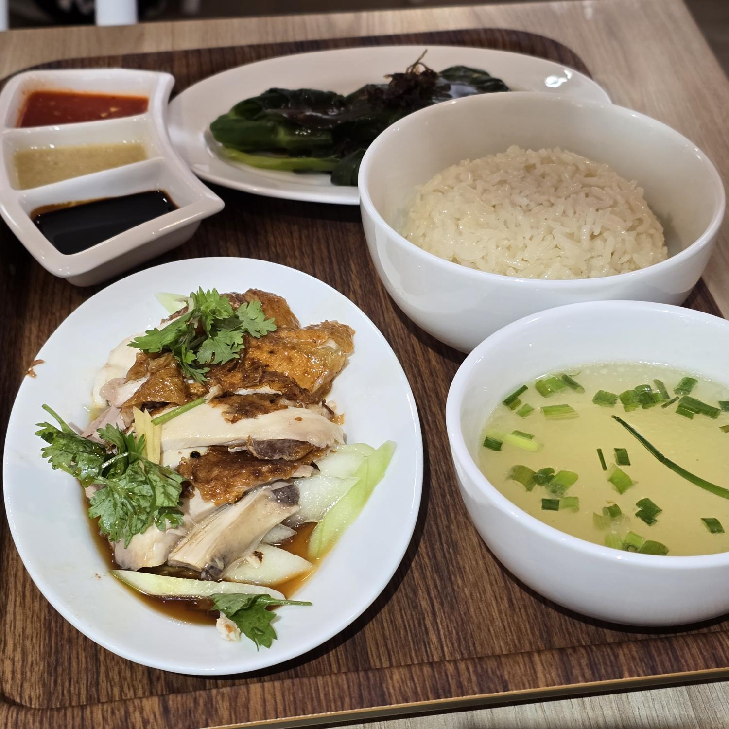 Roasted Chicken Rice Set