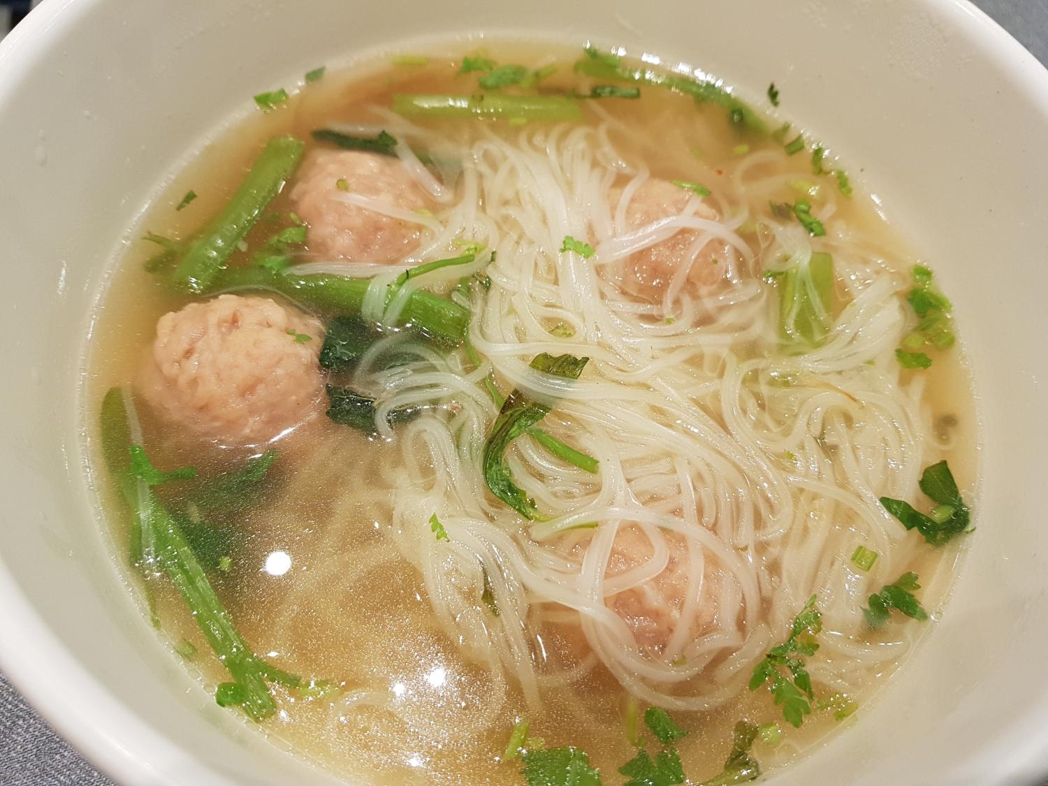 Chicken Ball Noodle Soup