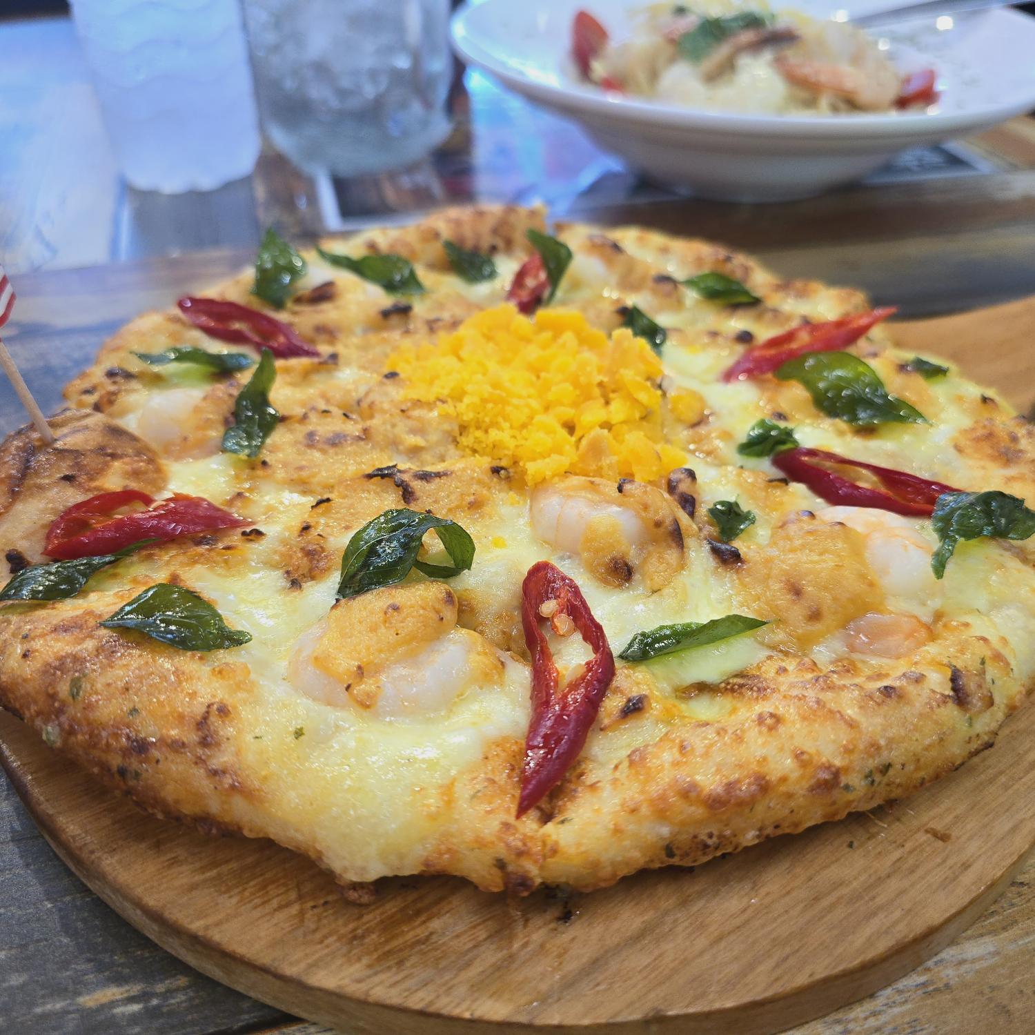 Salted Egg Pizza