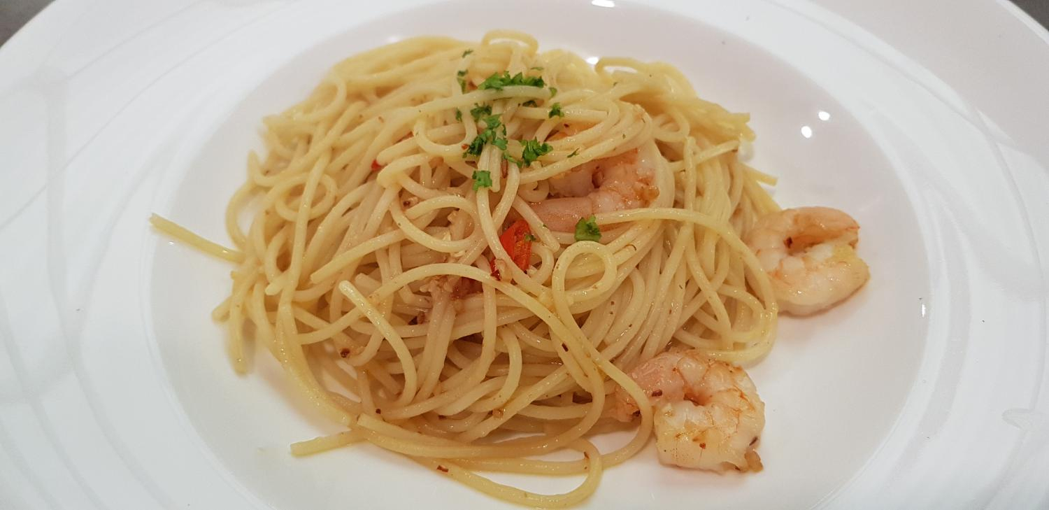 Prawn Aglio Olio