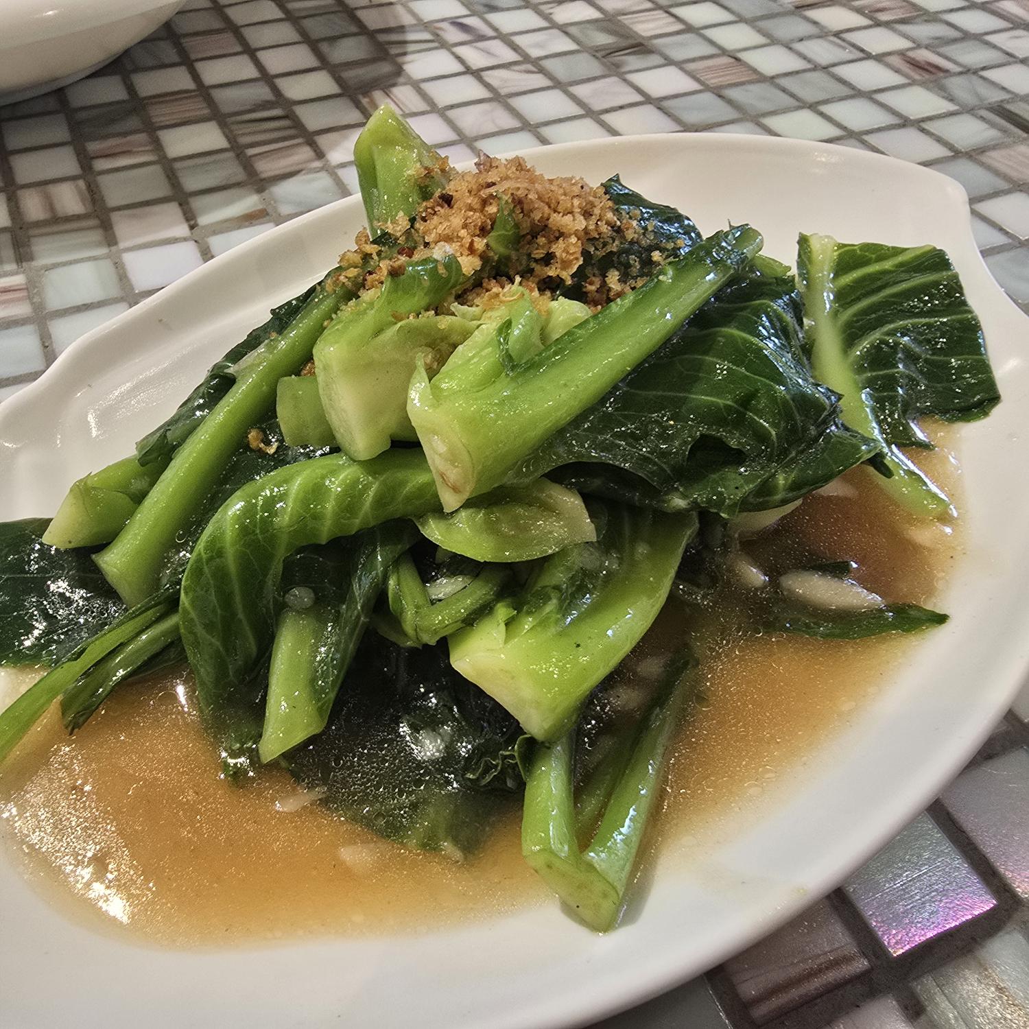 Stir Fry Baby Kailan with Oyster Sauce