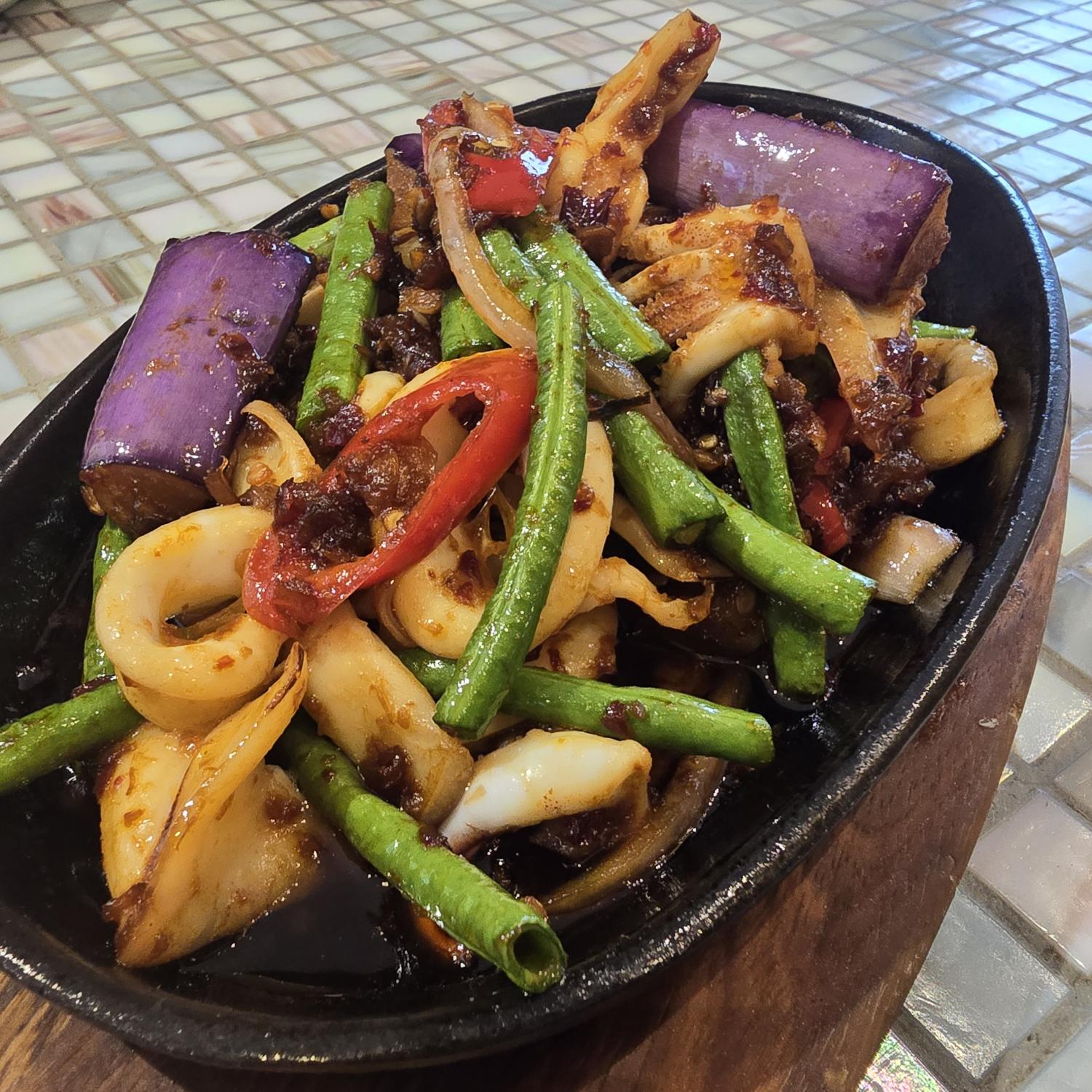 Hotplate Sambal Squid