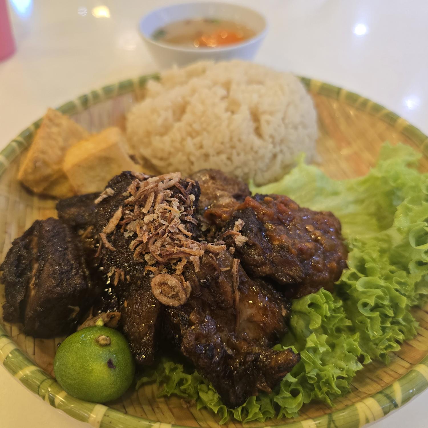 Beef Ribs with Rice