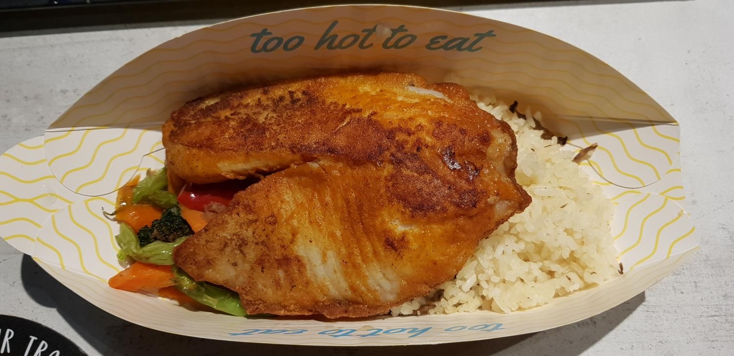 Curry spiced Tilapia