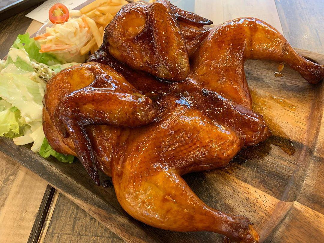 Honey Glazed Spring Chicken