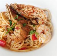 Seafood Aglio Olio