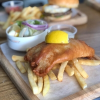 Root Beer Battered Fish and Chips