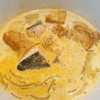 Salmon and Prawn Korean Laksa