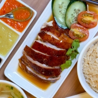 Roasted Boneless Chicken Rice 
