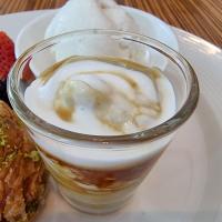 Durian Pengat with Gula Melaka Syrup