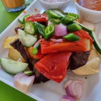 Food at Adam's Indian Rojak