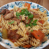 Slow-cook Short Rib Stew Fusilli