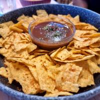 Corn Chips with Southern Meat Dip
