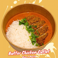 Butter Chicken Cutlet Rice