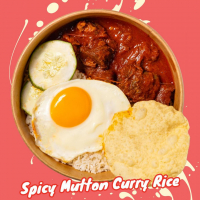 Spicy Mutton Curry Rice