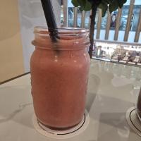 Strawberry Banana Float