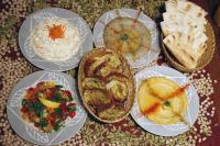 Spread of Middle Eastern Appetisers