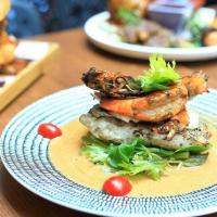 Seared Barramundi & Prawn