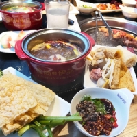 Hot Pot Buffet with Mala Broth
