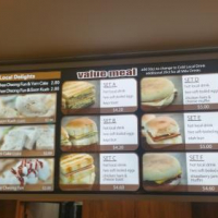 Toast value meal menu