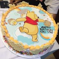 Pooh Bear Ice Cream Cake